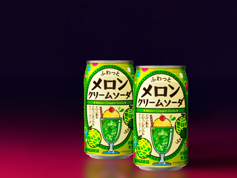 Лимонад Сангария Содовая кремово-дынная