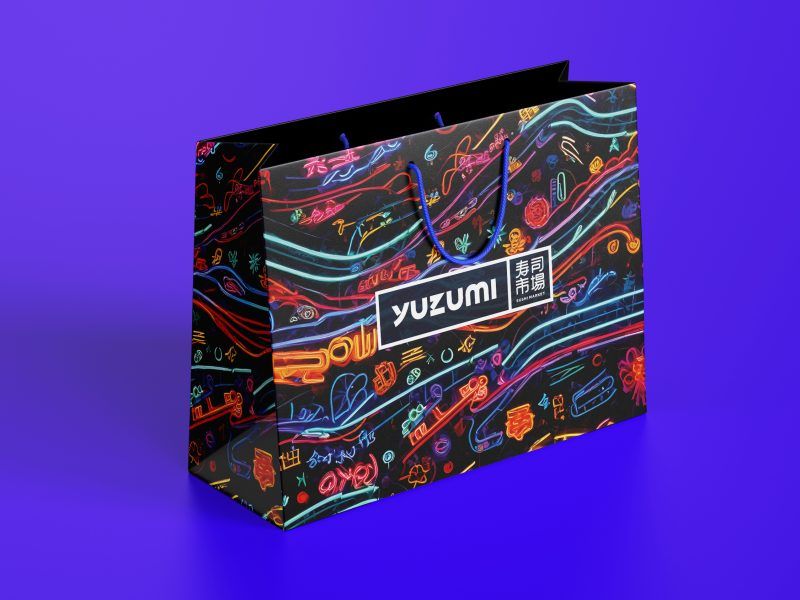 Подарочный пакет YUZUMI «Неон»